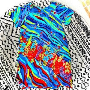 Vintage 80’s Metropolitan Boho Floral Muumuu House Dress 1X